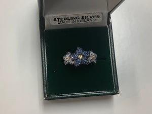 Sterling Silver Forget me not ring R5049