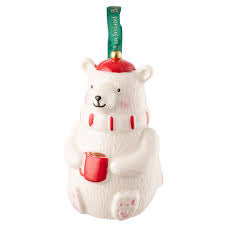 Belleek Pottery Polar Bear Ornament 3761
