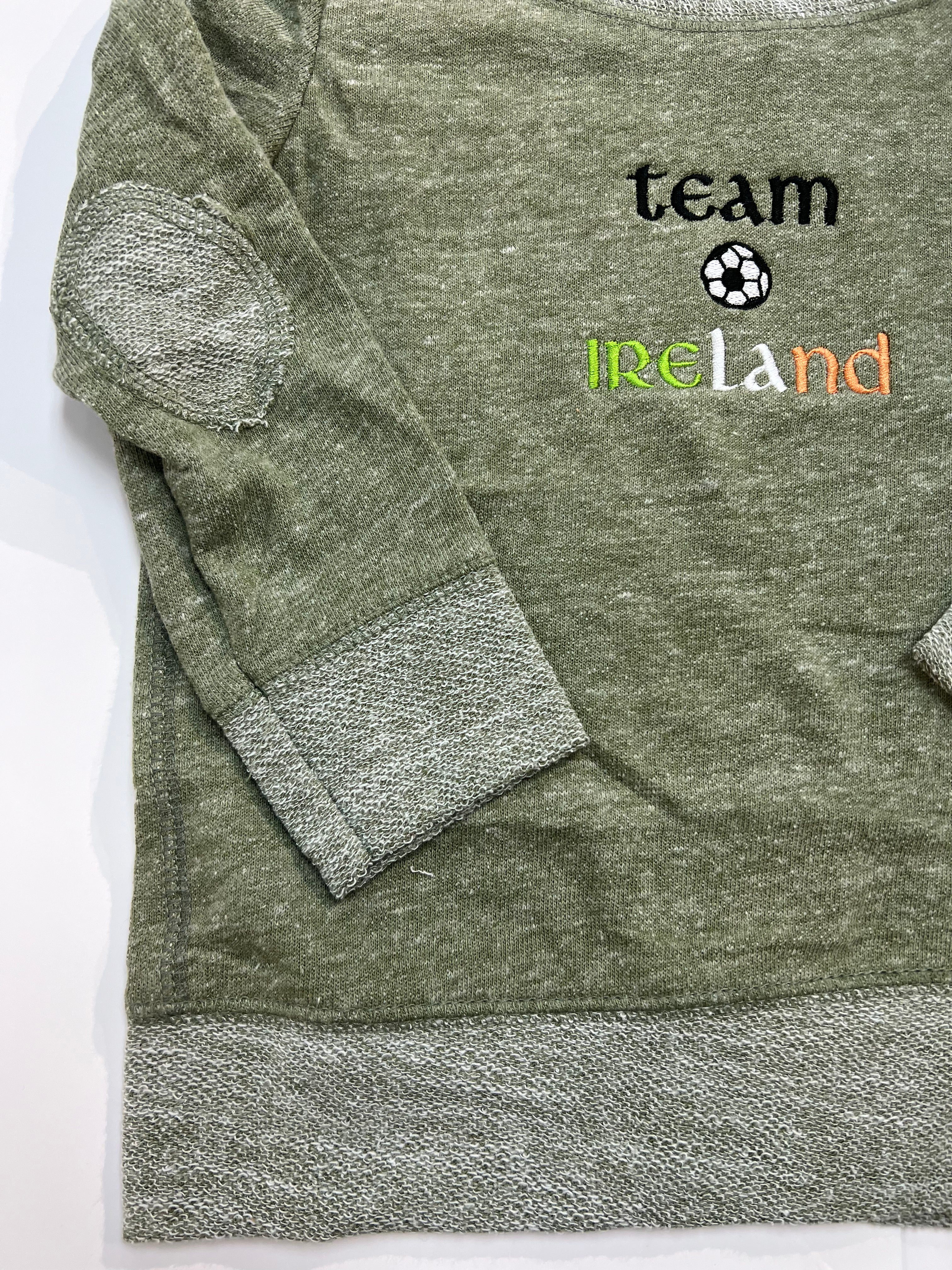 Toddler Crew neck sweater embroidered Team Ireland