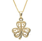 Gold 10K Filigree Shamrock Pendant  SKU: 10P637