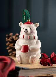 Belleek Pottery Polar Bear Ornament 3761