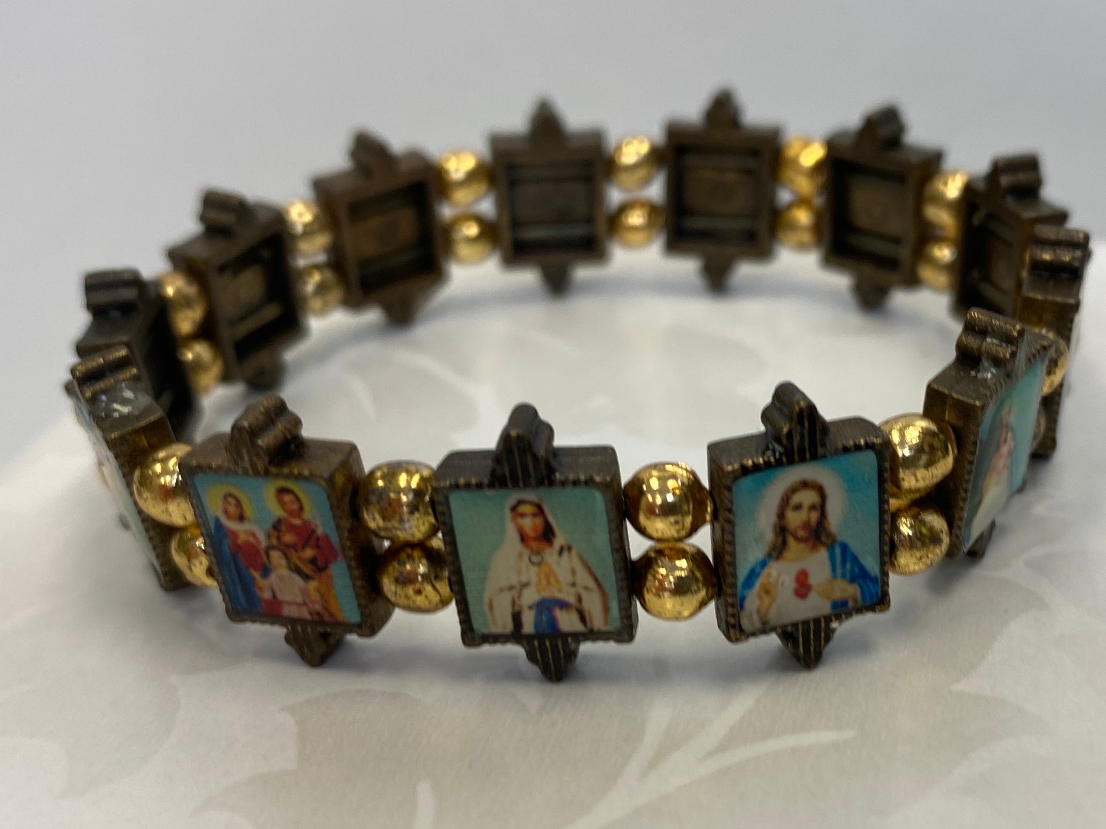Saint stretch bracelets