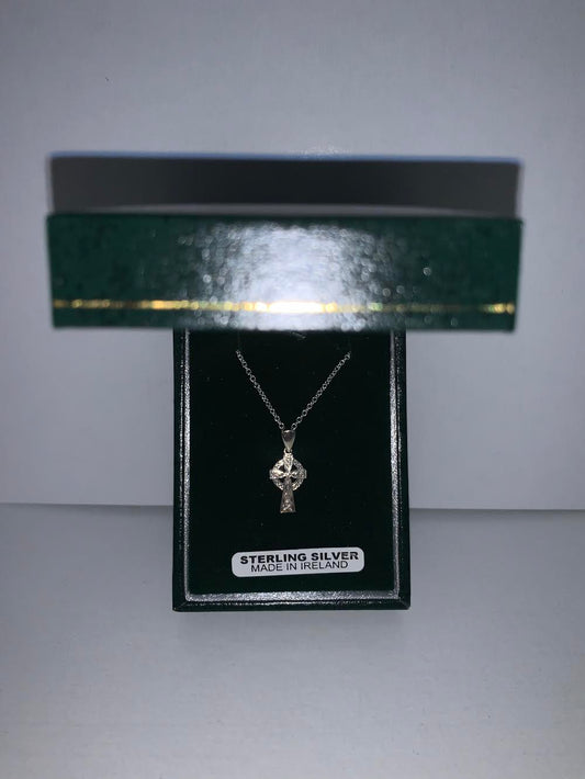 Silver Children's Celtic Cross