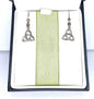 Silver Hanging Trinity Earrings