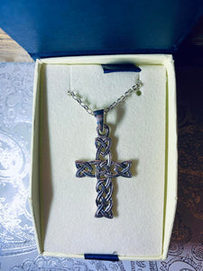 Sterling Silver Celtic Design Cross