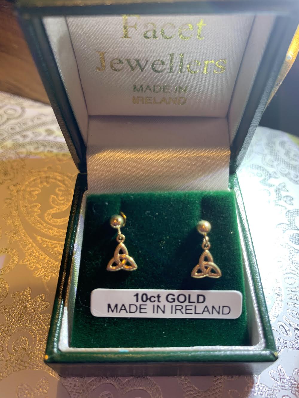 10K Gold Trinity Earrings
