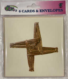 St. Brigid. Cross Blank cards set of 6