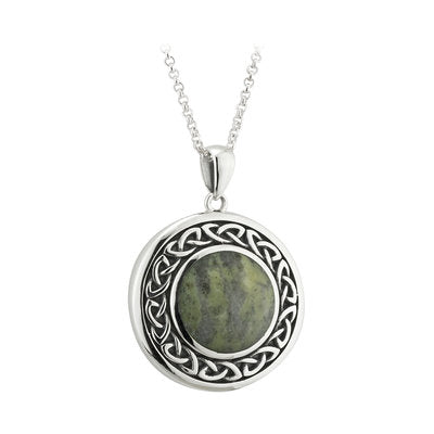 ROUND MARBLE CELTIC PENDANT S46133