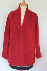 Adare Cable One Button Cardigan A828
