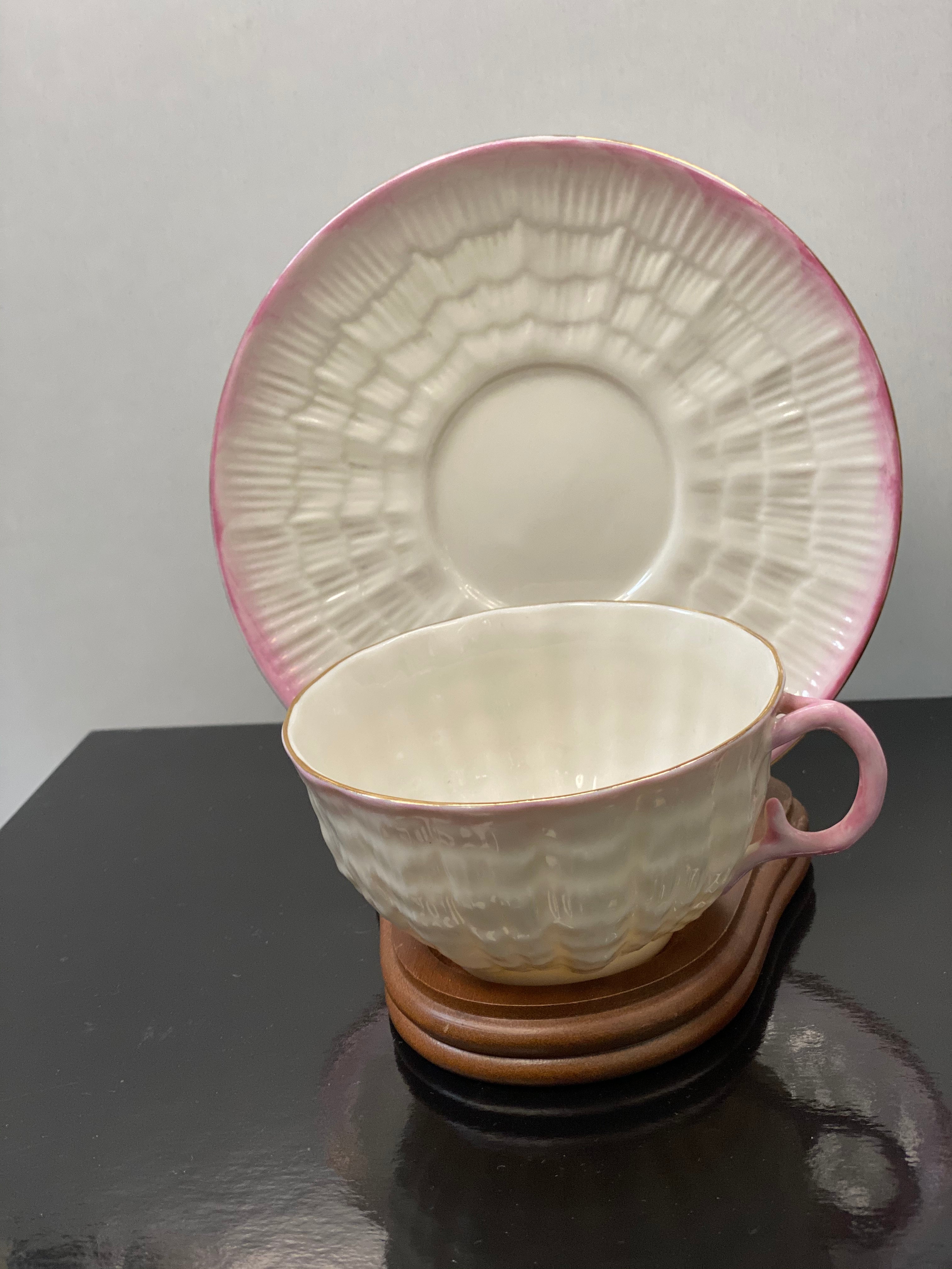 Tradacna cup and saucer