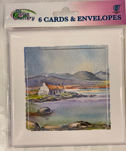 Cottage Blank cards set of 6