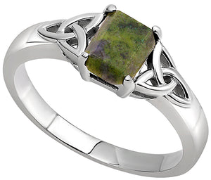Solvar Connemara marble ring S21118
