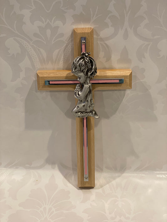 Girls Wood Wall Crosses