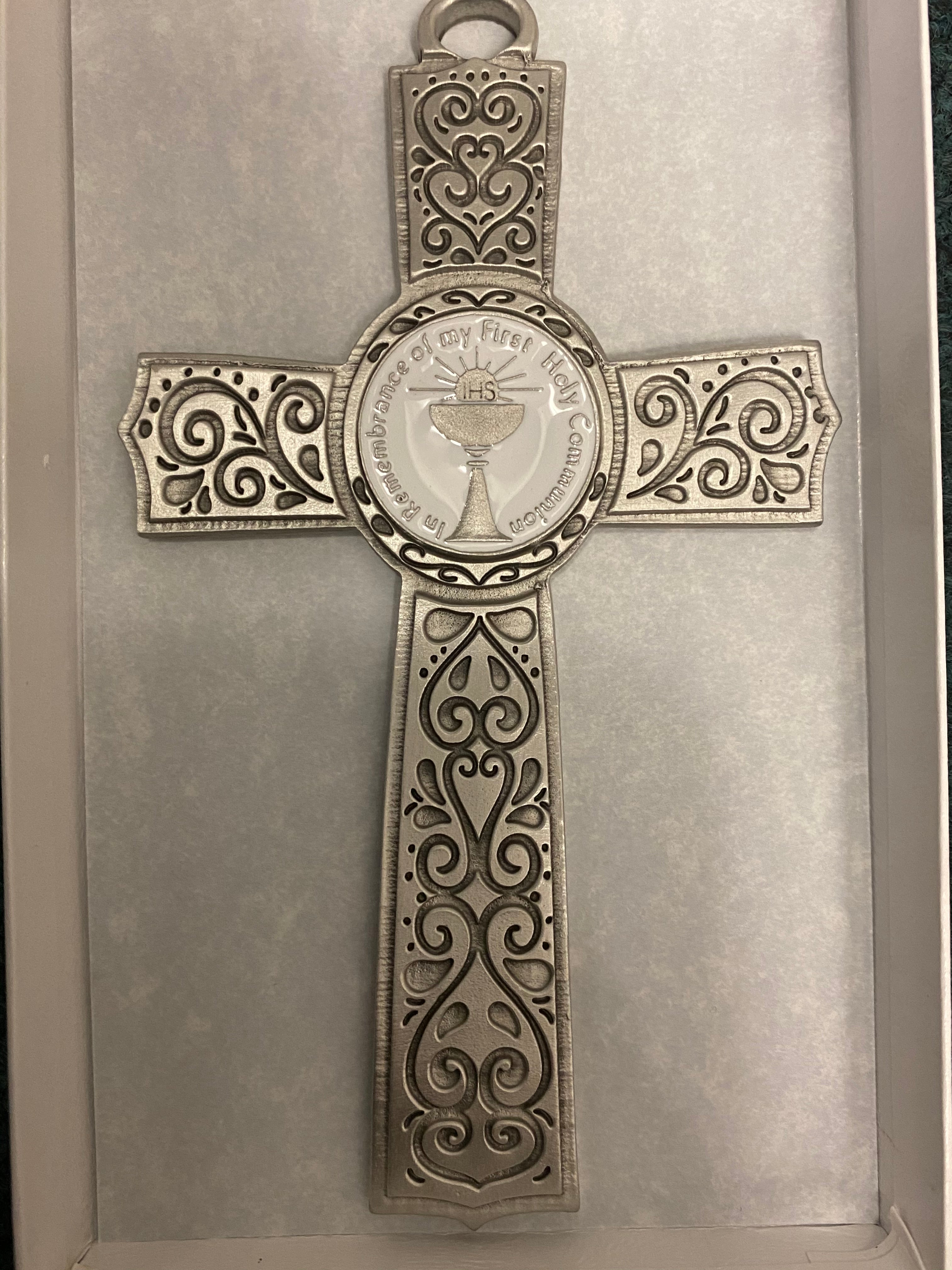 6” first communion wall cross