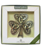 Irish Shamrock bronze plaque