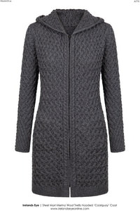 Coolquay Trellis Long Coat With Hood