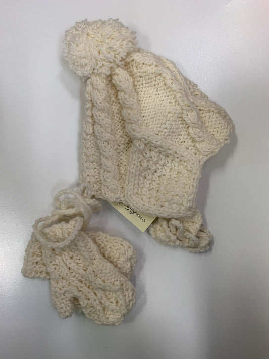 Crana Handknits Hat and Mitten set