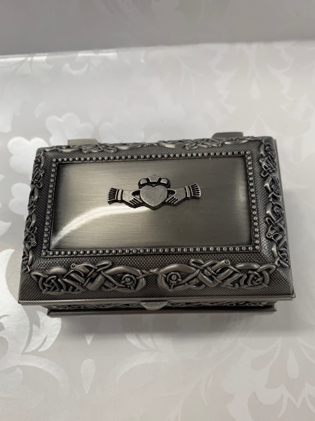 Mullingar Pewter Jewelry Box - Small Md17s