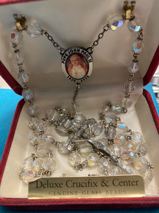 Pope John Paul II rosary R343DF