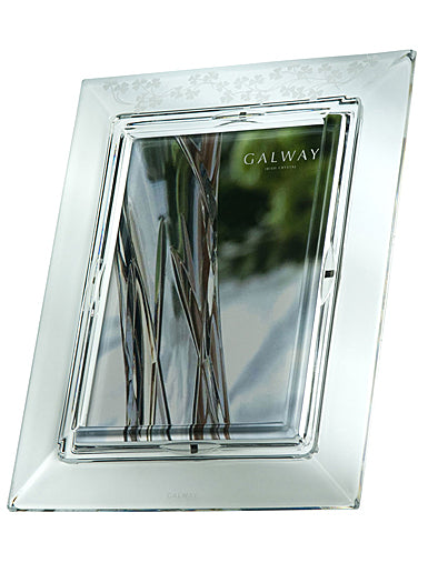 Galway Crystal Shamrock 5x7 Frame