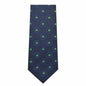 Patrick Francis navy shamrock silk tie pf2012