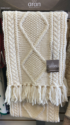 Aran Woolen Mills Hand Knitted Scarf S173 669