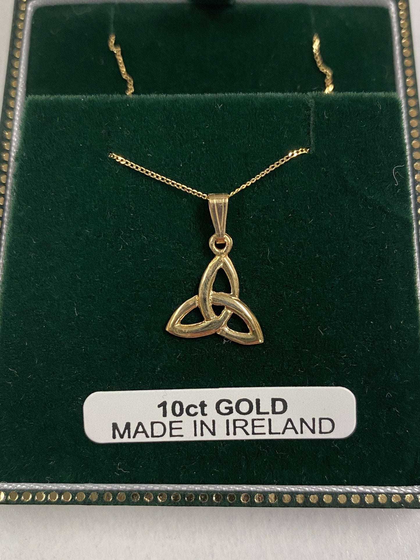 10K Gold Small Trinity Pendant