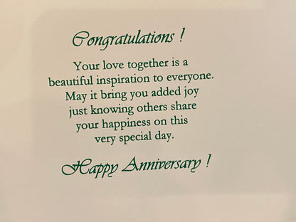 25th anniversary card