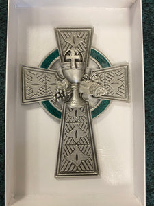 5” Celtic cross first communion