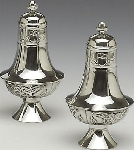 Salt and Pepper Set pewter