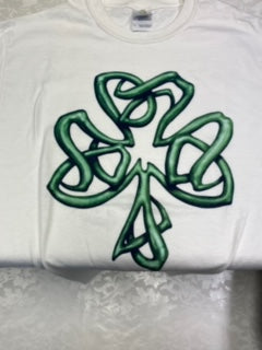 White Shamrock Tee