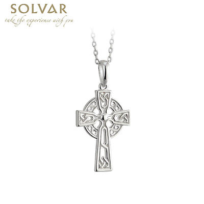 SILVER FILAGREE CELTIC CROSS PENDANT