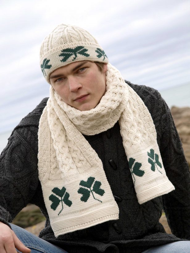 SHAMROCK MERINO WOOL Scarf