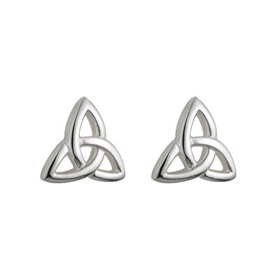 SILVER KIDS TRINITY KNOT STUD EARRINGS