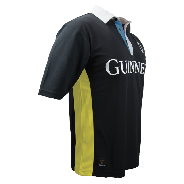 Guinness Black and Yellow Stripe Rugby Jersey