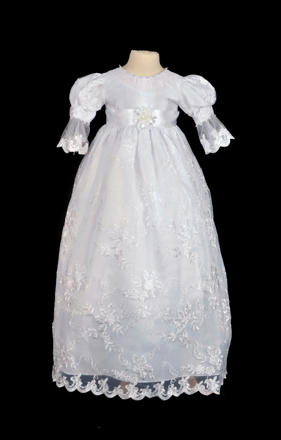 Lace Baptism Gown i373C