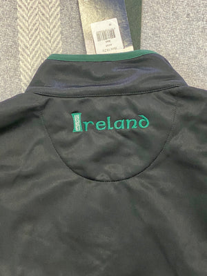 Retro Irish Men’s 1/4 Zip in Green and Black