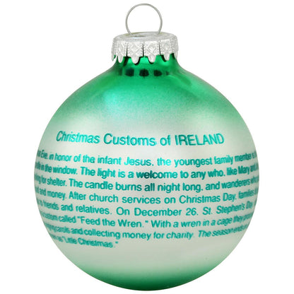 Ireland Christmas Custom Ornament