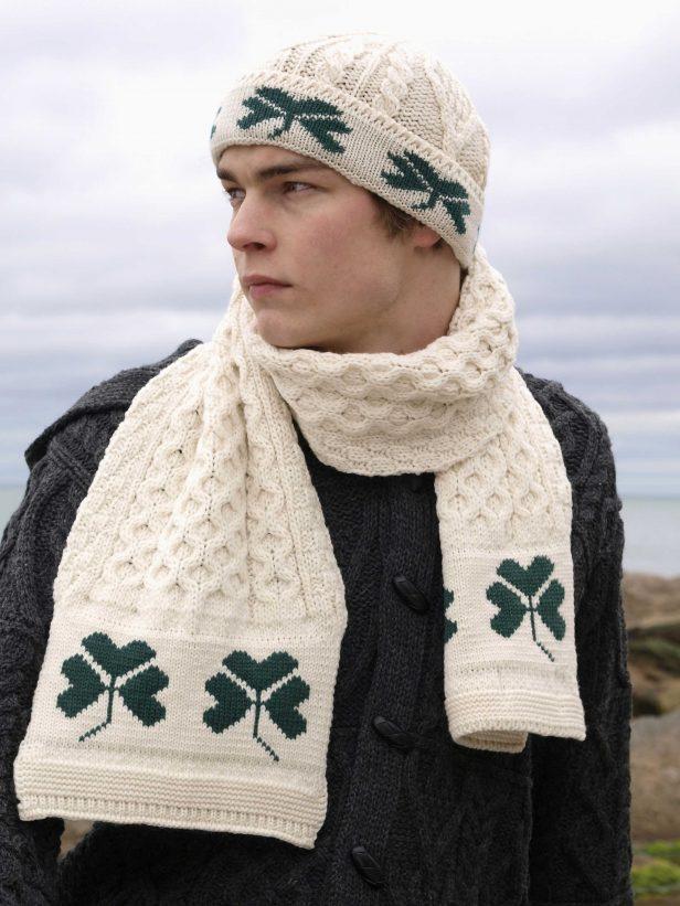 SHAMROCK MERINO WOOL Scarf