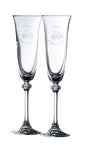 Happy Anniversary toasting flutes G300102