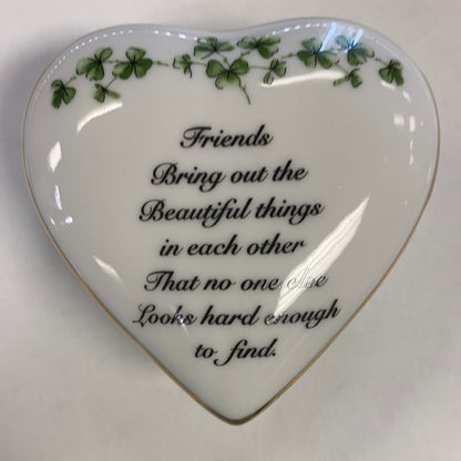 Friends Bring out the Beautiful things…..heart trinket box