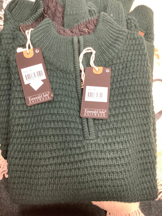 Men’s 1/2 zip green