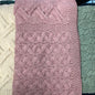 Soft merino Patch cot throw B659