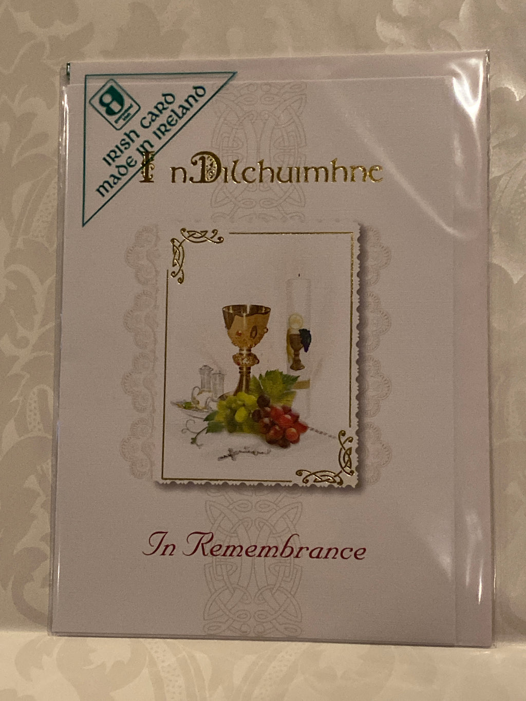 In remembrance card
