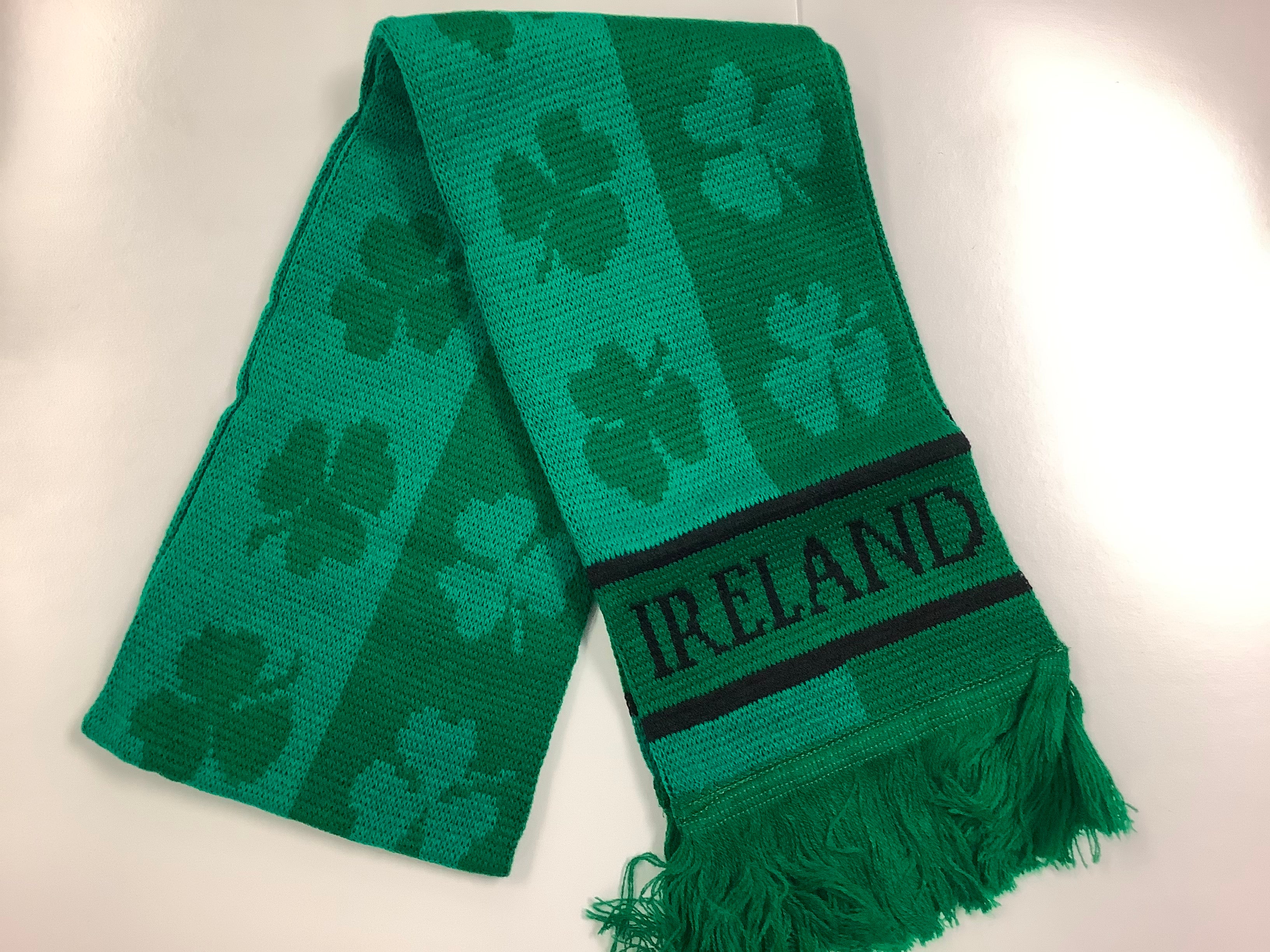 Ireland shamrock scarf