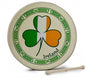 Waltons 8” bodhran shamrock tri color