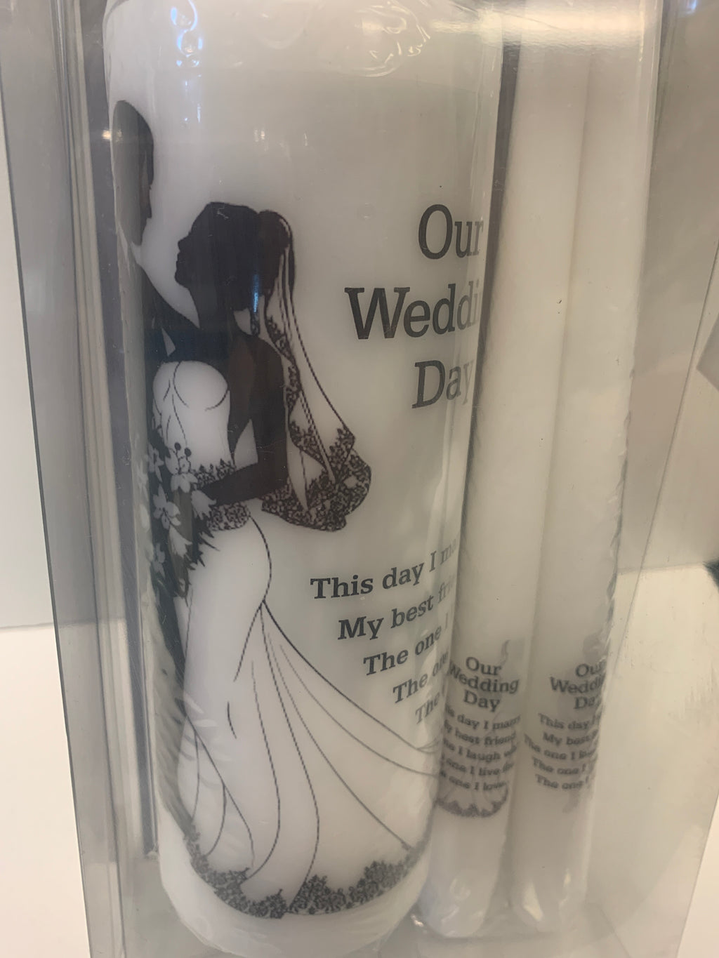 Out Wedding Day Candle Set