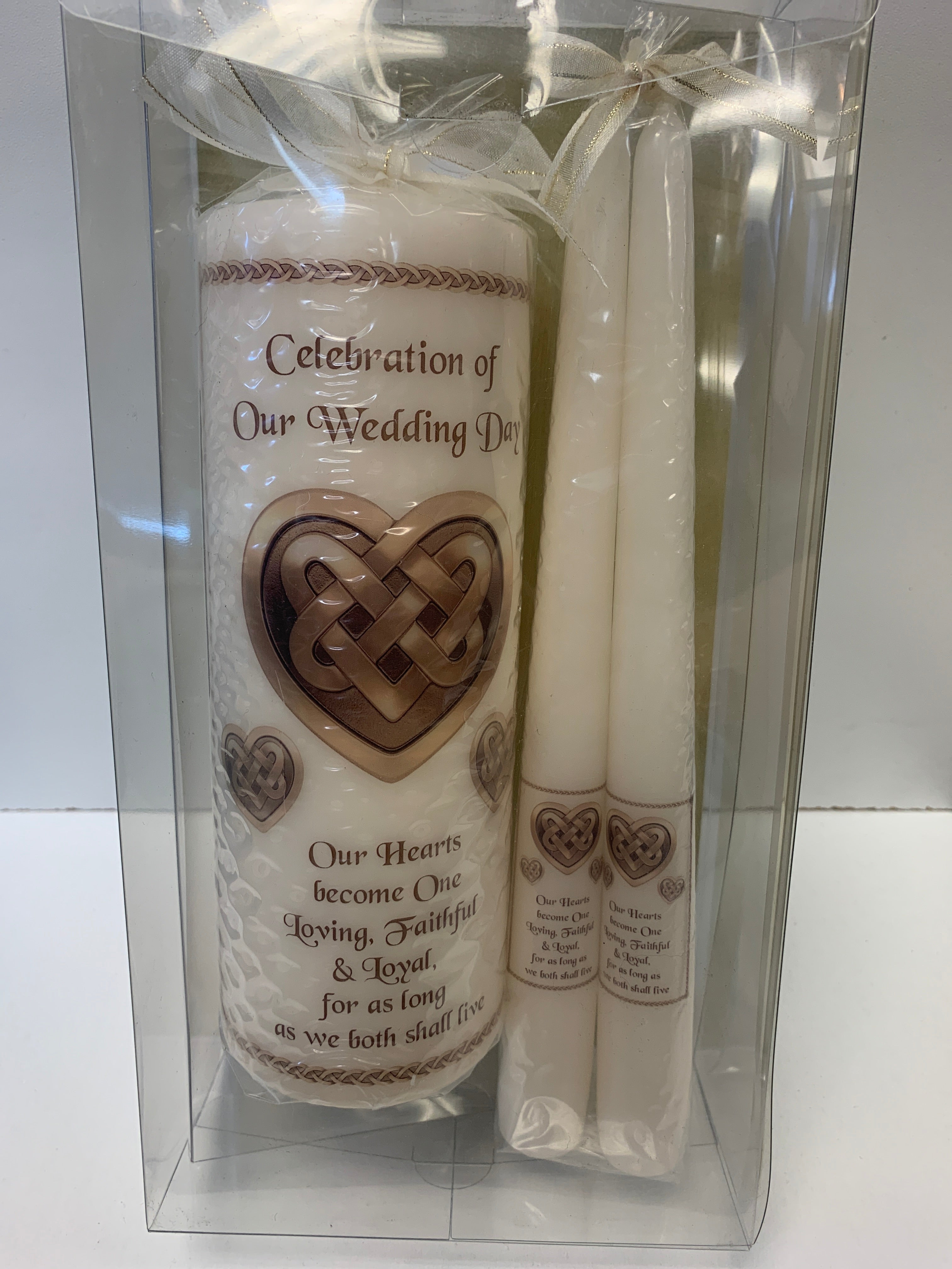 Celebration of Our Wedding Day Candle Set