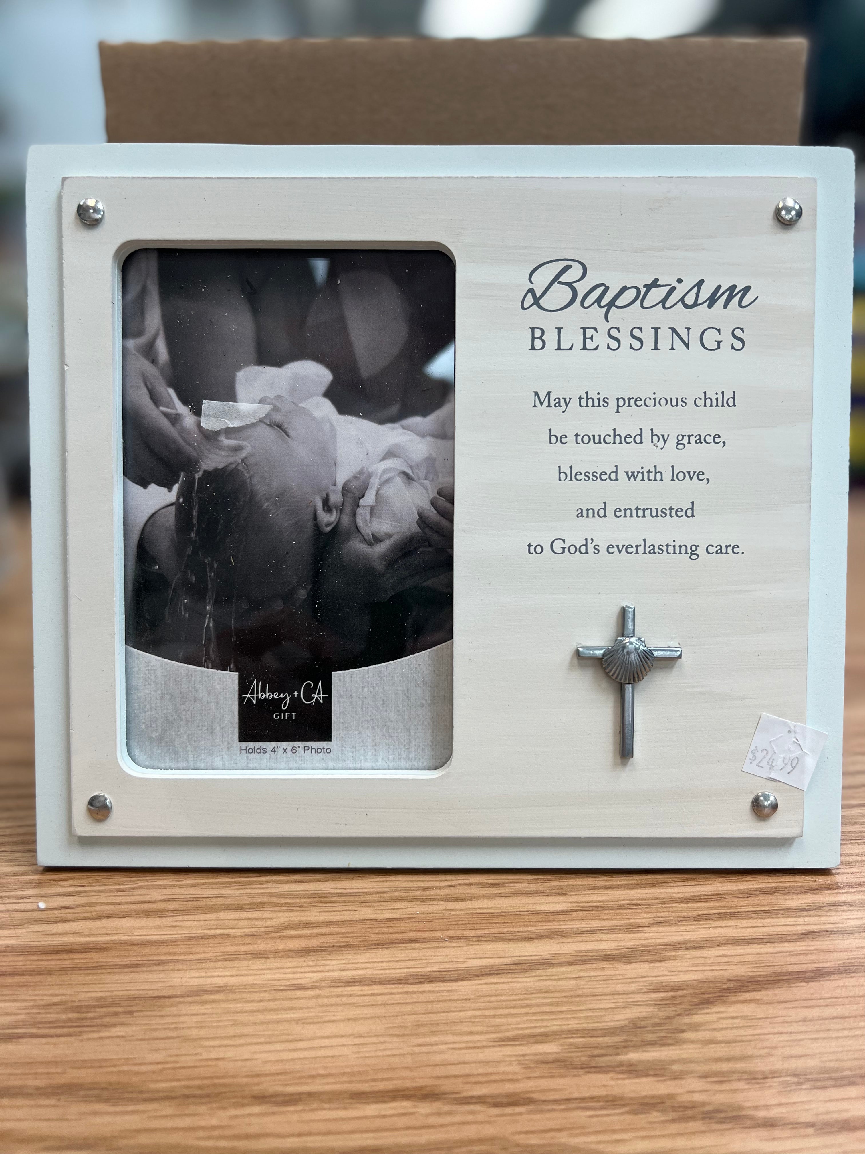 Baptism Blessings frame Boy mf321