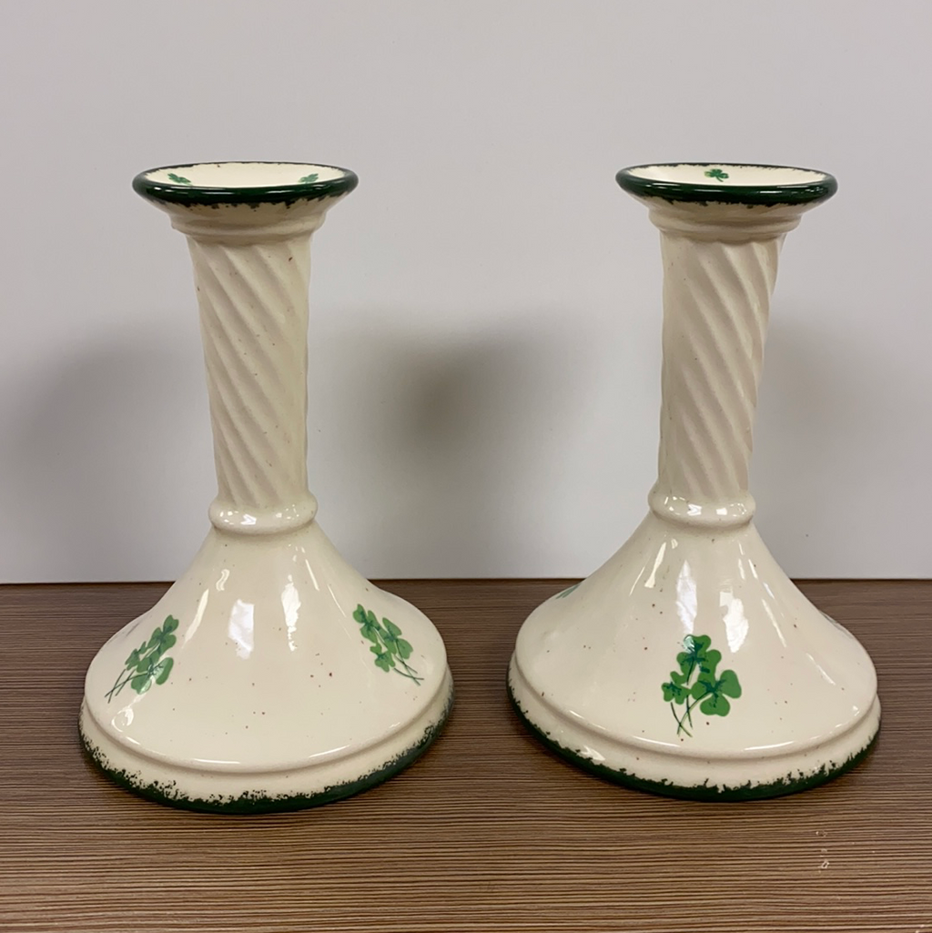 CeramicCandle stick pair